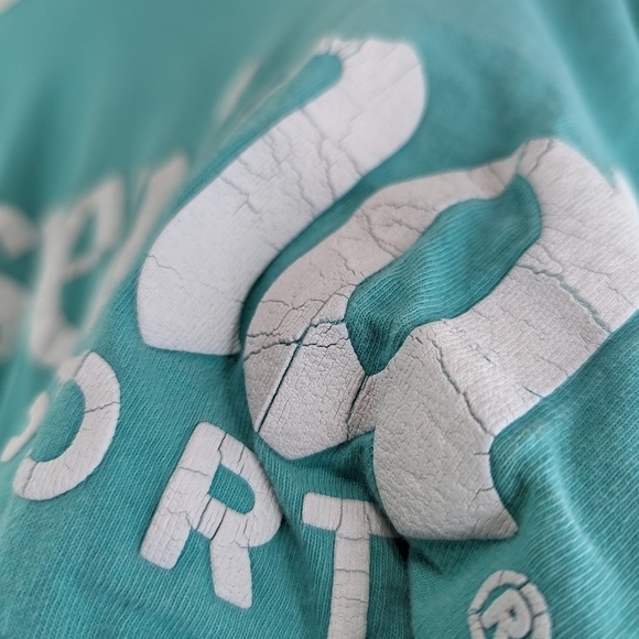 Disneyland Resort Shirt Mens Small Blue Spirit Jersey Spellout Long Football - Picture 10 of 12